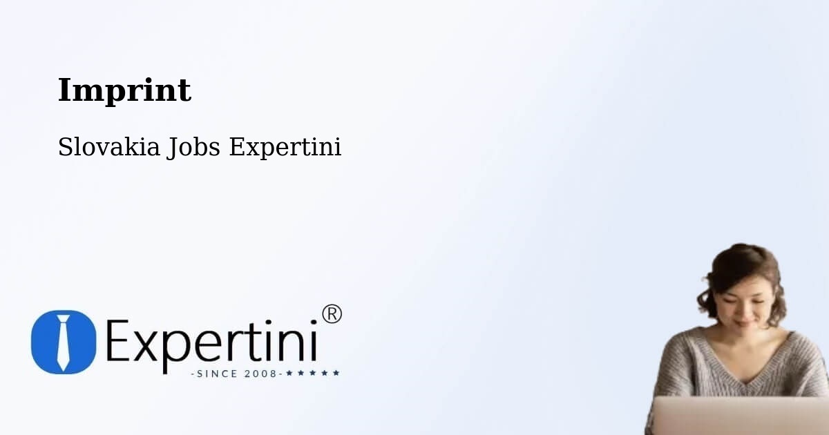 Imprint – Košice I - Slovakia Jobs Expertini